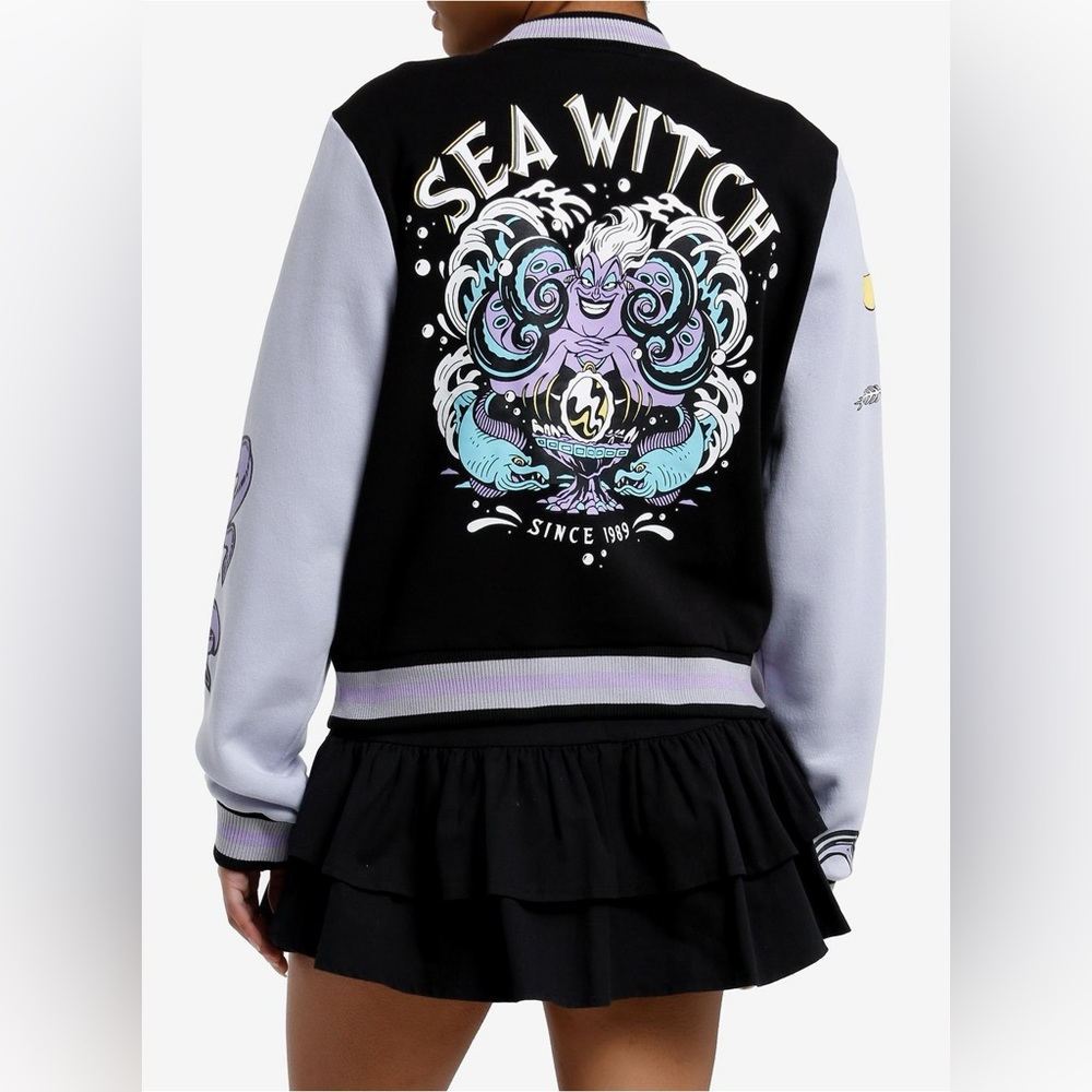 Disney The Little Mermaid Ursula Girls Varsity Jacket